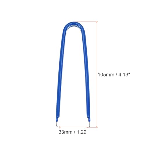 Image of HARFINGTON 3Pcs IC Chip Extractor IC U Shape Puller Stainless Steel with Insulated Vinyl Grip Motherboard Circuit Board Component Puller Chip Extractor for PCB Removal Tool, Blue