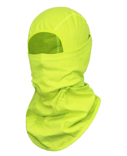 Image of BOCOMAL FR Face Mask Flame Resistant Balaclava 5.5oz Lightweight Arc Rated Helmet Liner Covering Hood for Welding