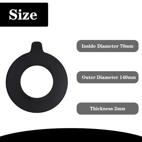 Image of 8 x 70mm Bucket Pin Shim Kit for Excavator and Skid Steer 2mm Thickness Fit for Cat Komatsu Volvo