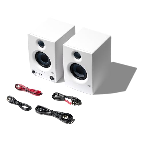 Image of PreSonus Eris 3.5-inch Media Reference Monitors with Bluetooth connectivity (White)