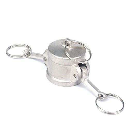 SS 304 DC Camlock Fitting Cam and Groove Dust Cap Stop Flow Stainless Steel 3/4