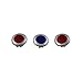 V-Twin 39-0114 - Three Light Dash Panel Lens Set
