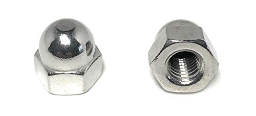 1/4-28 Acorn Cap Nuts 18-8 Stainless Steel - Fine Thread UNF (25 Pieces)