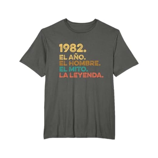 Año Hombre Mito Leyenda - Cumpleaños Regalo Vintage 1982 Camiseta
