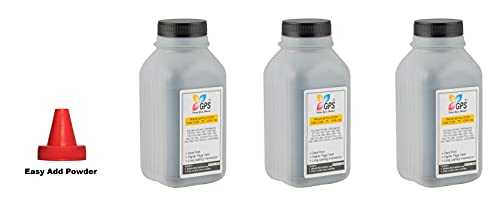 GPS Colour Your Dreams Premium Polyster 12A Toner Powder Refilling for HP 12A / FX9 / CRG-303 100gms Bottle(Pack of 3)