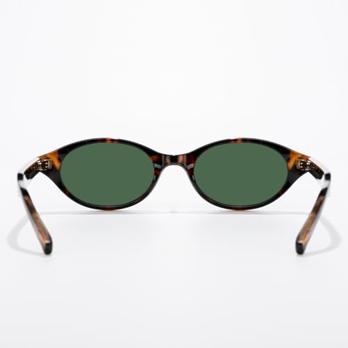 Fashion Oval Sunglasses for Men Women Trendy Unisex Shades for Driving Outdoor Daily Sun UV4004