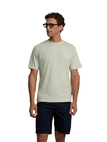 T-Shirt uni minilogue Patch SILBON anti-déformation pour un look toujours impeccable