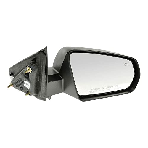 TRQ 2 Piece Driver and Passenger Side Mirror Assembly Set Electric Adjustment Heated No Memory Textured Compatible with 2008-2014 Dodge Avenger CH1320268 CH1321268 by TRQ - Image 4