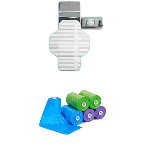 Image of Munchkin Diaper Changing Kit XL with Silver-Ion Technology and 6pk Arm and Hammer Diaper Bag Refills (84 bags total)