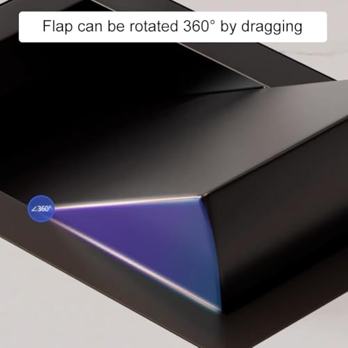 Stainless Steel Swing Lid Waste Chute Cover for Countertop Trash Bins, Durable Flap Design for Easy Disposal, Stylish & Functional Kitchen Accessory