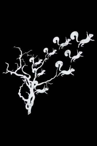 Eichhörnchen Baum Notizbuch: Süßes Eichhörnchen Notizbuch für Waldtier Liebhaber