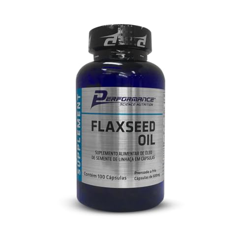 Flaxseed Oil 600mg Óleo de Semente de Linhaça Dourada (100 Caps.) - Performance Nutrition