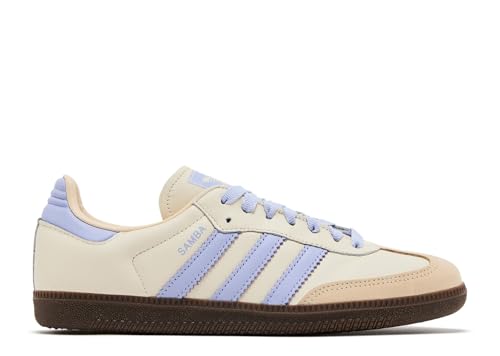 Image of adidas Samba OG Women's Shoes, Cream White /Violet Tone /Sand Strata, Size 10