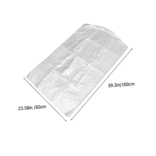 Luxshiny 20pcs Clothes Dry Cleaning Garment Bags for Closet Storage Lightweight for Family Use2