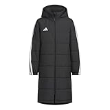 [アディダス] コート キッズ マストハブ ボア ロングコート ブラック/ホワイト (KA1343)