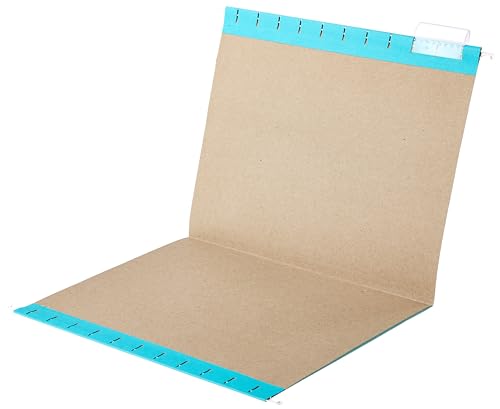 Amazon Basics Hanging File Folders, Letter Size, Aqua, 25-Pack image 7