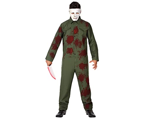 Atosa - 55512 - Costume - Déguisement Mécanicien Ensanglanté M-L - Adulte Homme