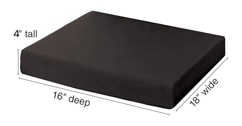 image for Essential Medical Supply Rehab 1 Foam Cushion - Extra Thick Seat Cushi