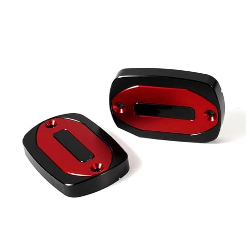 Tapas de líquido de frenos para TMAX 500 y 530 en aluminio rojo de alta protección