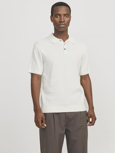 Polo Jack and Jones homme Cloud Dancer S vêtement mode masculine