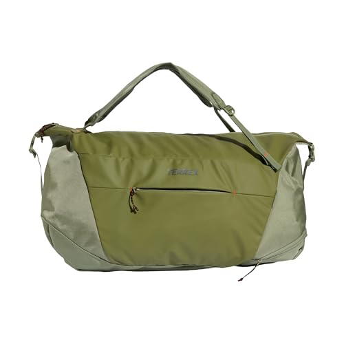 Bolsa duffel adidas Terrex de 70 litros en color verde y talla única