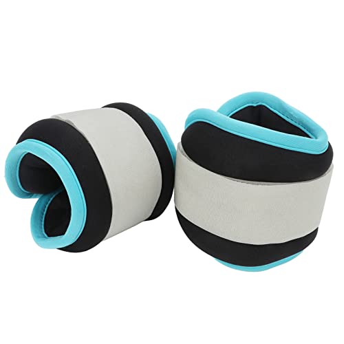 Alomejor Entrenamiento de Fuerza Pesas del Tobillo con Pesas de Tobillo de Hierro Completo de 1 Kg Pesos Suaves para Caminar para Caminar para Las Piernas para Fitness Gimnasia Aeróbica