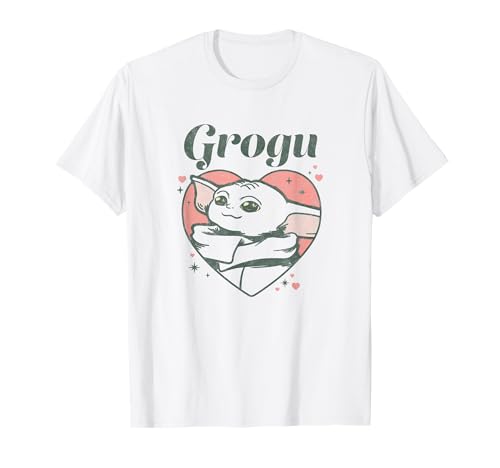 T-shirt Grogu The Mandalorian de Saint-Valentin pour exprimer votre amour de Star Wars