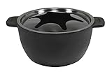 Fabricada en Suiza. Grill fondue-cacerola, 1,7 litros, diámetro de 18 cm, negro/noir