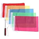 Mât télescopique multifonction : idéal pour les guides touristiques, les voyages, le camping, les défilés, comme pointeur pour les enseignants, etc. mât de drapeau remplaçable