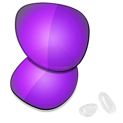 Image of SAUCER Premium Replacement Lenses & Nosepads for Oakley Elmont L OO4119 60mm Sunglasses