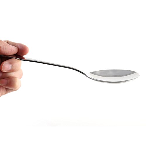 Sourcingmap Stainless Steel Kitchen Bar Porridge Rice Salad Serving Spoon Scoop Silver Tone - Image 3