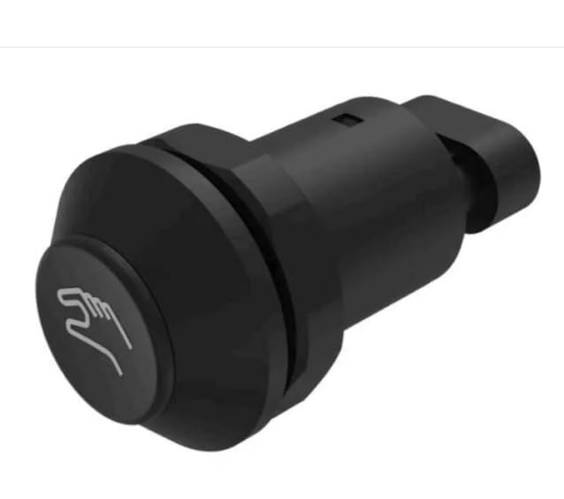 09-RS.1101.0900.M007 Magnetic/Reed Switches Series 09 Rugged Outdoor Switch Black Standard Lens momentary White DTW - 089 - "Dead Man Symbol 1 NO Contact 48V 0.5A 10W-VA