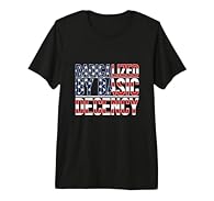 Clear message design. Includes the set Radicalized by Basic Decency in a minimalist and modern style. FOR SENSITIVE THINKERS - A calm but powerful expression of kindness, decency and care for others. DISCREET AND STYLISH - Makes a great casual wear w...