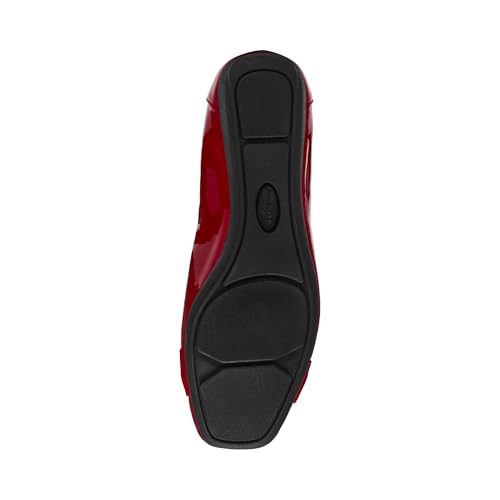 Image of Anne Klein Uplift Flats for Women - Textile Upper and Lining - Stretch Collar - 90 Flexibility - Square Cap Toe