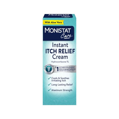 Image of Monistat Instant Itch Relief Cream for Women, Maximum Strength Feminine Itch Care, 1 oz (Pack of 6)