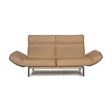 de Sede DS 450 Leder Sofa Creme Zweisitzer Couch Funktion Relaxfunktion