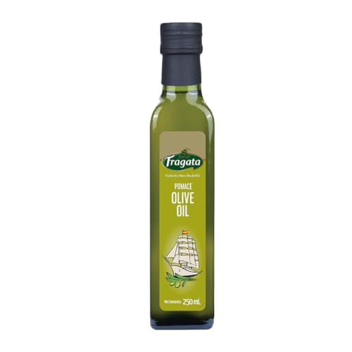 Image of Fragata Pomace Olive Oil 250 ML All purpose cooking oil for everyday Indian cooking | Ideal for deep frying, roasting, baking