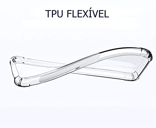 Capa Capinha Transparente Compatível Com Tablet Samsung Galaxy Tab A7 Lite + Pelicula de Vidro 9H Pr