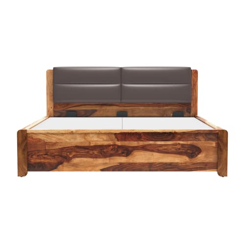 Image of GODREJ INTERIO Utopia King Bed in Natural Brown