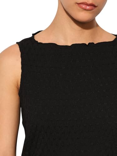Image of ONLY Women's Textured Self-Design Sleeveless Top