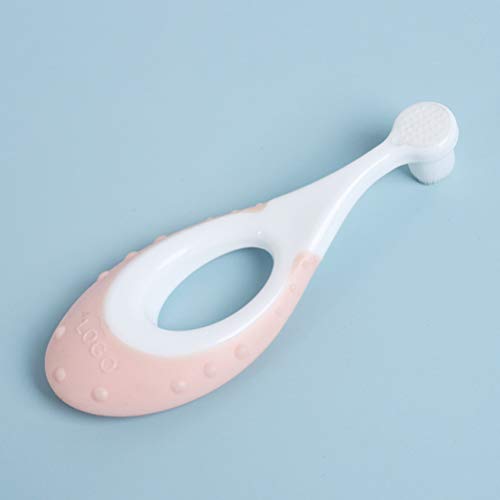 ULTECHNOVO Idade 1 Para 6 3Pcs Primeira Escova de Dentes Do Bebê Anos de Idade Proteção Escova De De