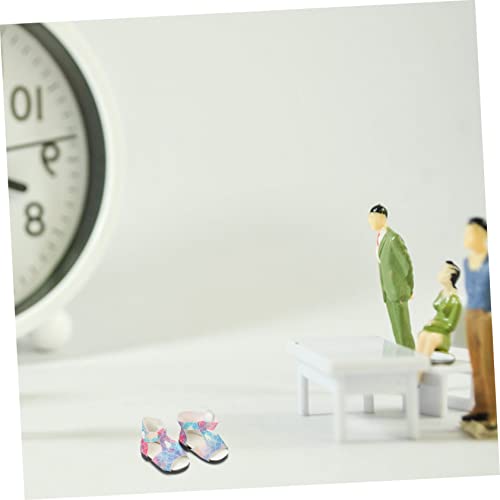HEMOTON 2 Paar Puppenschuhe Spielzeug für den Sommer Freizeitschuhe Spielzeug für Kinder Mini Kleinkinder Puppenschuhe Spielzeug Spielzeuge Spielzeug für Kleinkinder kreative Puppenschuhe
