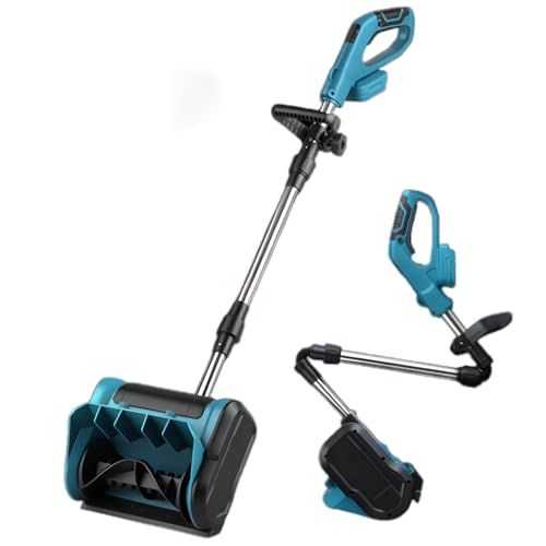 Akku Schneefräse für Makita 18V Batterie,Elektrische Schneefräse,1500W kabellos Schneebürste bis 16cm Räumhöhe, 6m Wurfweite, 30cm Arbeitsbreite,ohne Akkus & ohne Ladegeräte