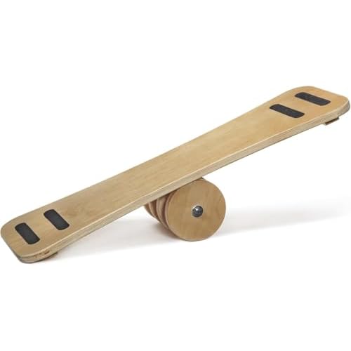 Carrom Balance Board – Balancing Board for Skateboard, Hockey, Snowboard & Surf Training – Balance Exercise Equipment (300-pound weight limit)