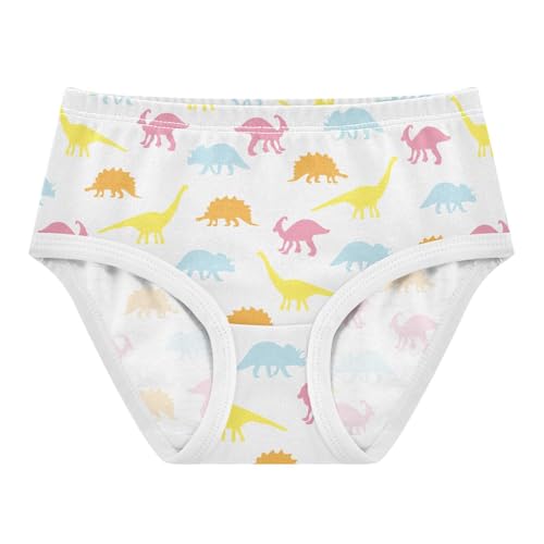 Little Girl Underwear Toddler Panties Kids Undies Dinosaur Cartoon Soft Cotton Briefs 2T-8Y