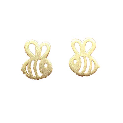 Preisvergleich Produktbild Cosanter Damen Schmuck Ohrringe Ohrstecker Bienen Ohrschmuck für Damen Gold