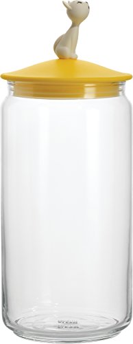 Alessi AMMI22 Y - Bote hermético para Cocina, estándar, Color Amarillo