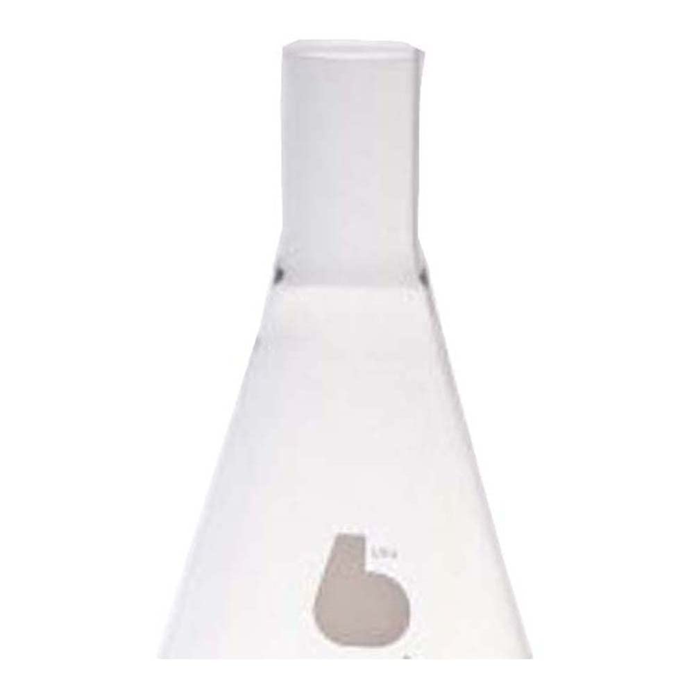 2543-01000 Borosilicate Glass Shake Flask with 3 Extra Deep Side Baffles, DeLong Style Neck, 1000ml Capacity (Case of 6)