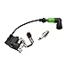 FLMLF 23CC~71CC Engine Visible Flashing Spark Plug+Ignition Coil Kit for 1/5 HPI ROFUN ROVAN KM Baja Losi FG GoPed RedCat Rc Parts (Green)