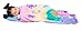 Baby Boom Funhouse Mermaid Kids Nap Mat Set – Includes Pillow and Fleece Blanket – Great for Girls Napping during Daycare or Preschool - Fits Toddlers, Pink + Purple